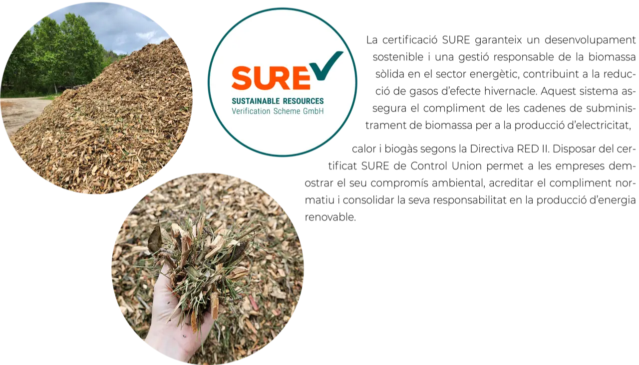 Contem amb la certificació SURE